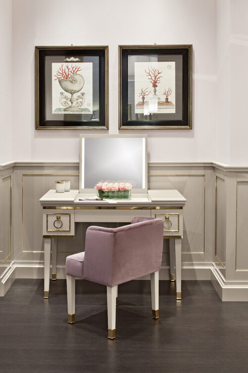 Туалетный столик Lutetia, отделка Tortora