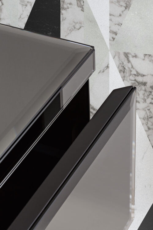 Тумба Daphne, зеркало Smoke, столешница из зеркала Smoke