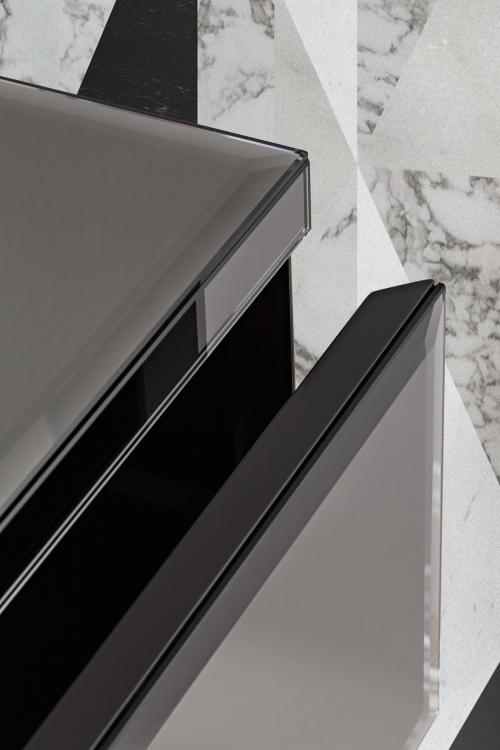 Daphne vanity unit, Smoke mirror, Smoke mirror top