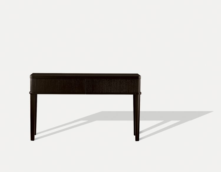 Kahtleen Deluxe console in Moka Oak finish