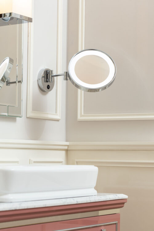 Тумба для ванной Lutetia, отделка Marsala, мрамор Bianco Statuario