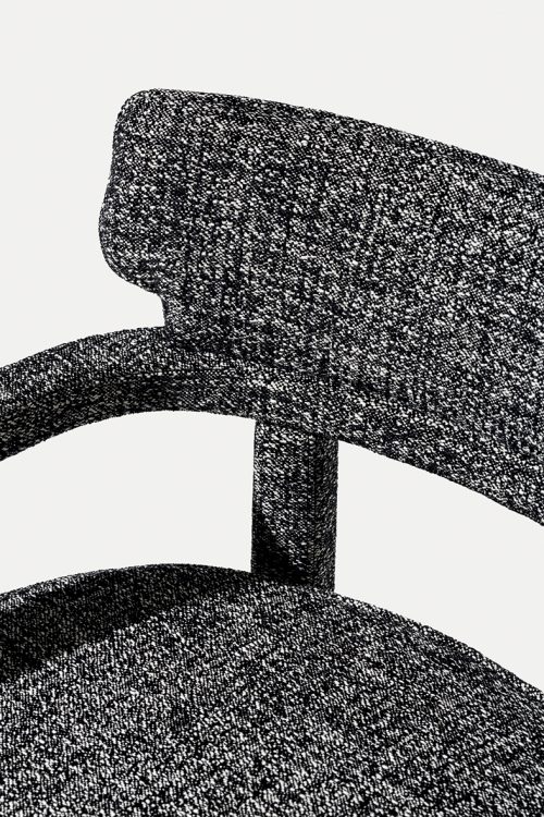 Zoe small armchair totally covering in fabric