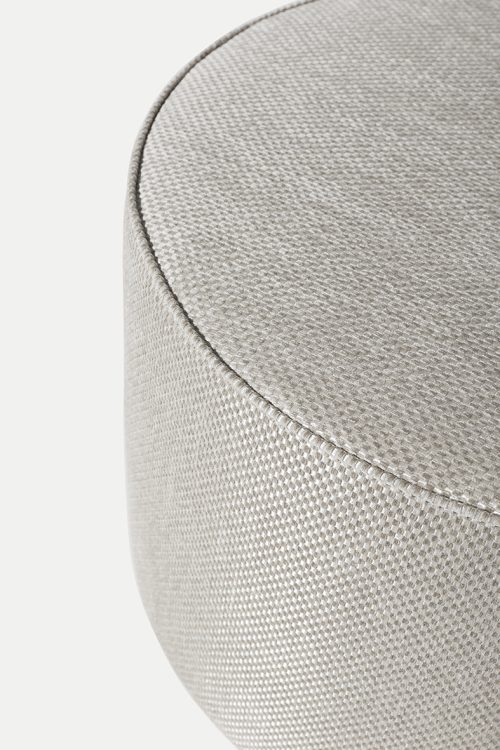 Muffin pouf - Ø60 x H37 cm - covered in fabric