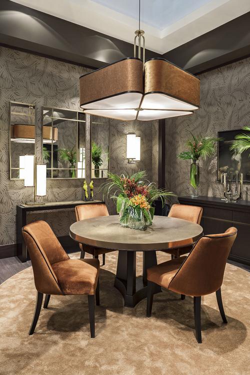 Autumn leaves dining room