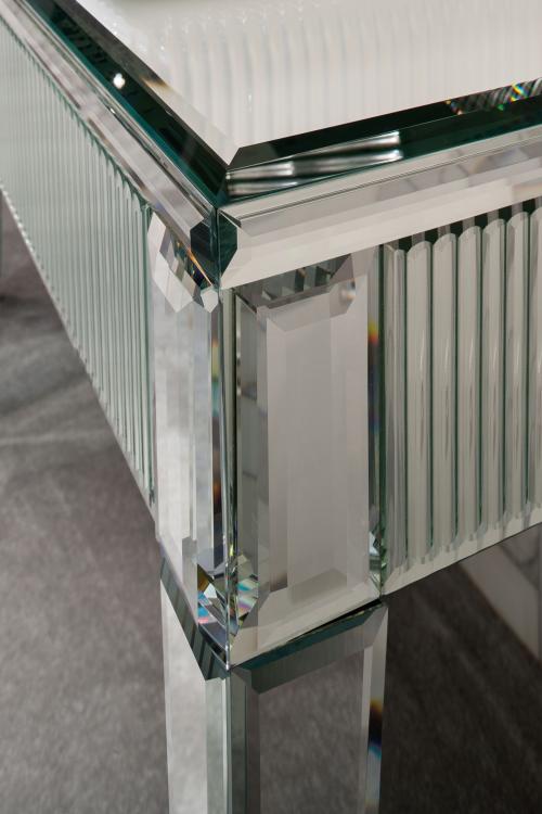 Rialto mirror, ribbed mirror