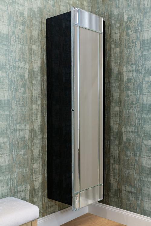 Rialto tall unit, ribbed mirror