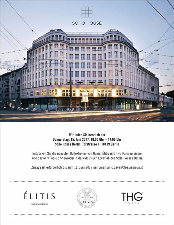 OASIS, ELITIS И THG: РОСКОШЬ И ЭЛЕГАНТНОСТЬ