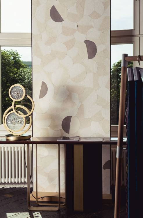 Saint Germain console and Moon table lamp