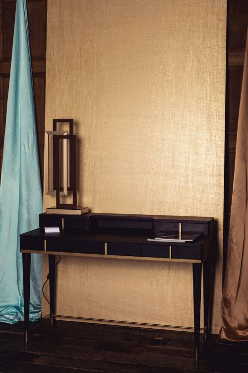 Dama writing desk and Edge table lamp