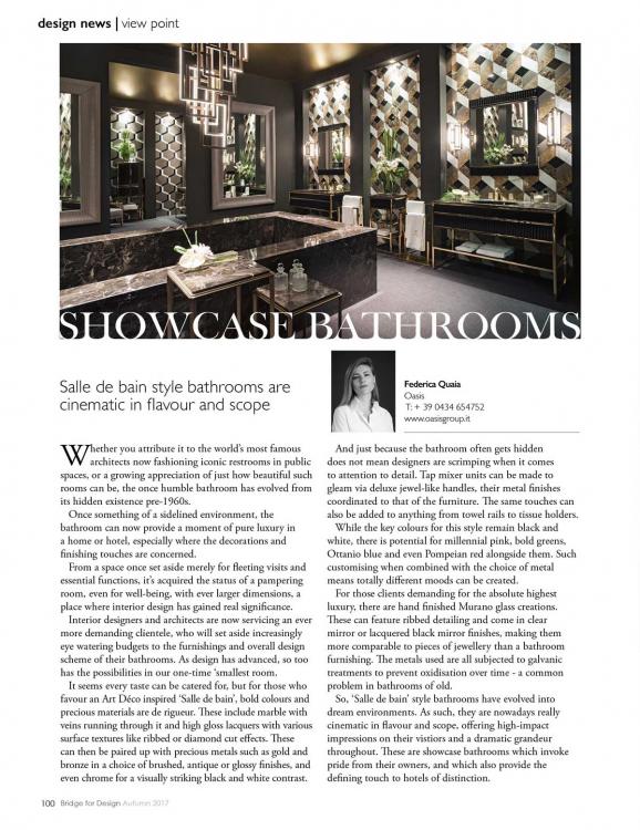 Bridge For Design — September 2017