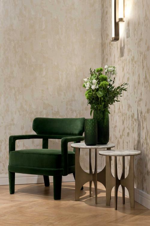 Zoe armchair and Sullivan side table