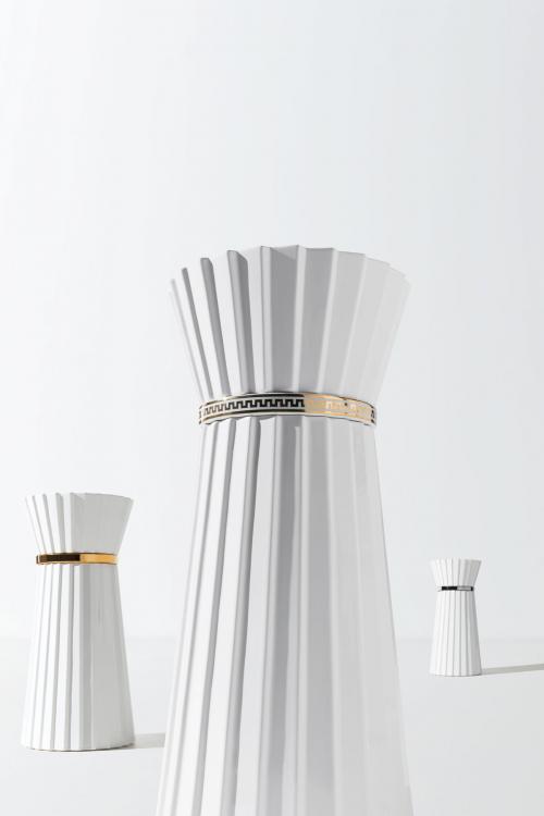 Plissé Collection - White ceramic version