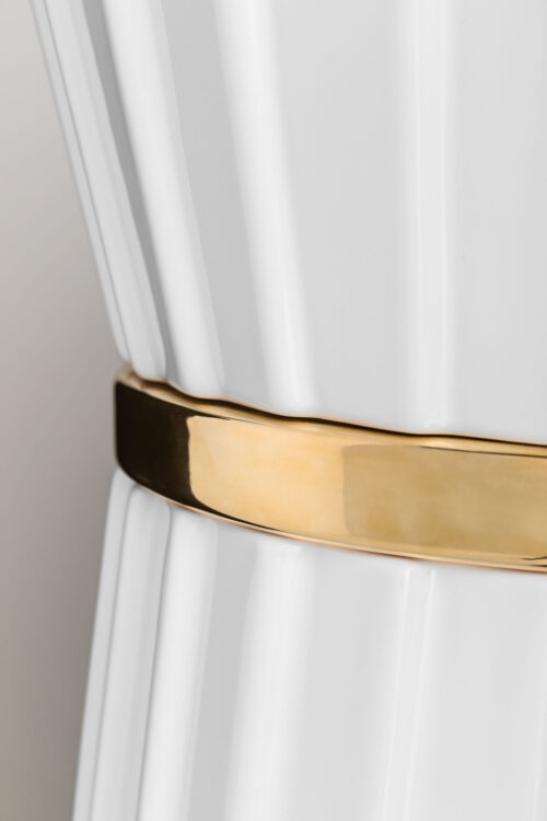 Напольная раковина Plissé – декор Gold