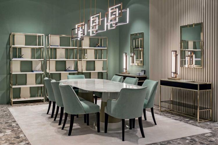 Subtle Sage Dining Room 