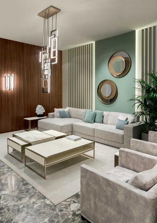 Oasis Mélange of Materials  Living Room