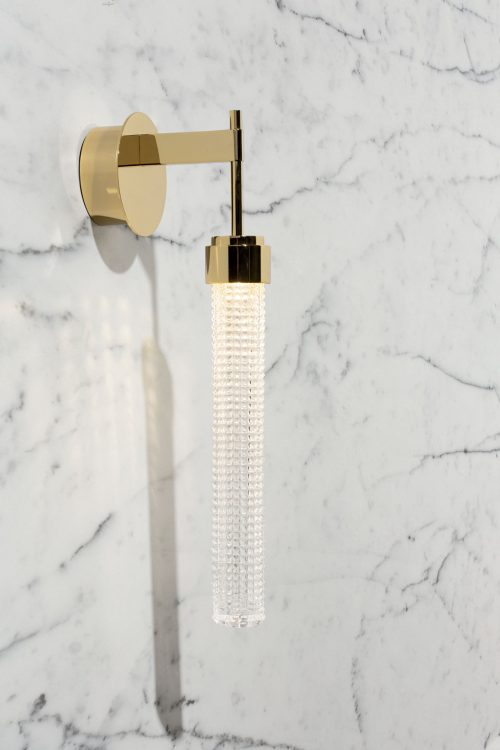 Ducale Flute Down - Wall Lamp - Kube glass