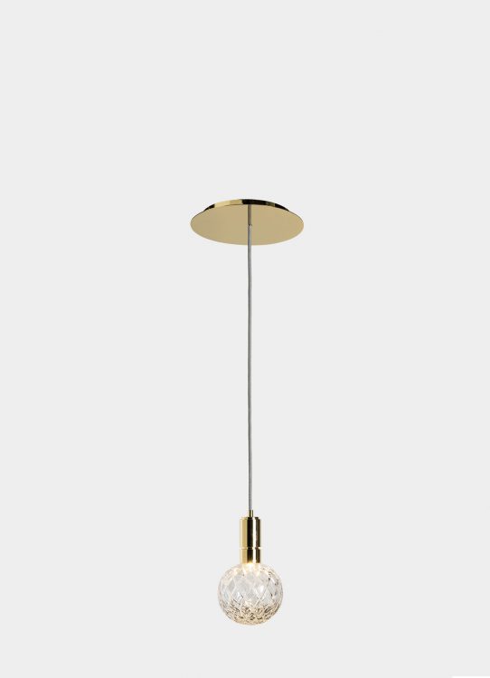 Ducale Sphera Down - Suspended Lamp - Single Unit - Rhombus glass