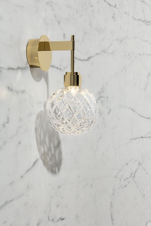 Ducale Sphera Down - Wall Lamp - Rhombus glass