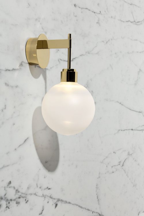 Ducale Sphera Down - Wall Lamp - Smooth glass