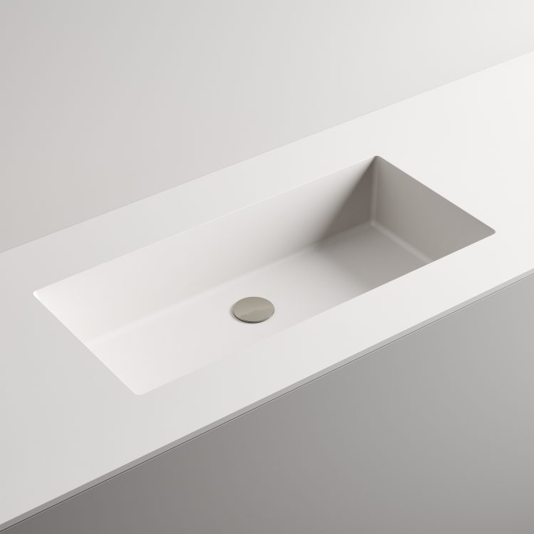 Hanna integrated washbasin in Fenix