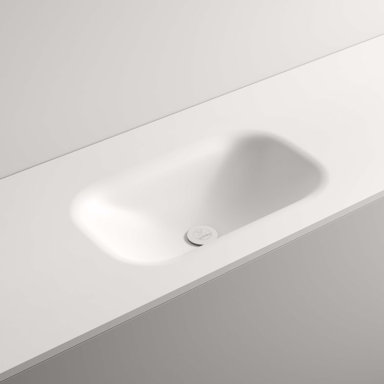 Harry integrated washbasin in Corian